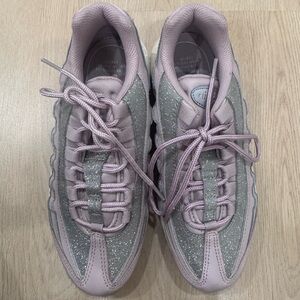 adidas Women's Sparkling Pink and Gray Sneakers